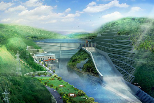 吉木萨尔老挝南塔河1号水电站项目